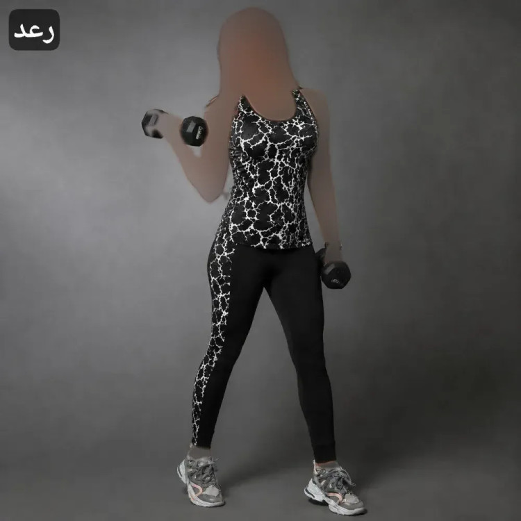ست تاپ و شلوار زنانه مدل نینا پشت ضربدری جنس ویسکوز الیزه فری سایز 36 تا 50