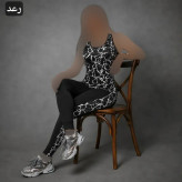 ست تاپ و شلوار زنانه مدل نینا پشت ضربدری جنس ویسکوز الیزه فری سایز 36 تا 50