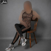 ست تاپ و شلوار زنانه مدل نینا پشت ضربدری جنس ویسکوز الیزه فری سایز 36 تا 50