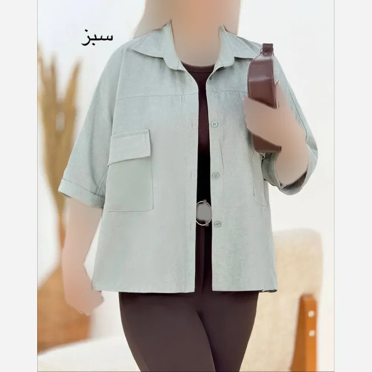 شومیز زنانه مدل بیتا جنس شانتون اسلپ در 5 رنگ متنوع