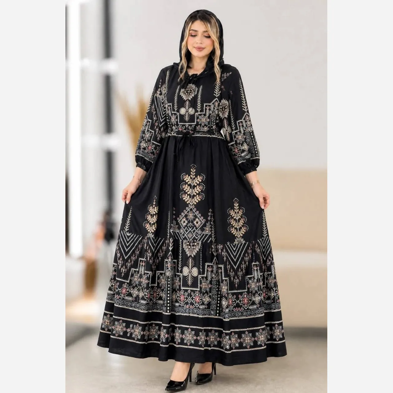 پیراهن ساحلی زنانه مدل کایرو جنس بوگاتی فری سایز 36 تا 46