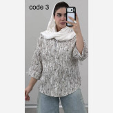 شومیز زنانه مدل میونا جنس ینزی نگین دار فری سایز 36 تا 46