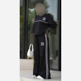 ست مهشاد زنانه جنس اسپان گلکسی رنگ مشکی سایز فری 38 تا 48