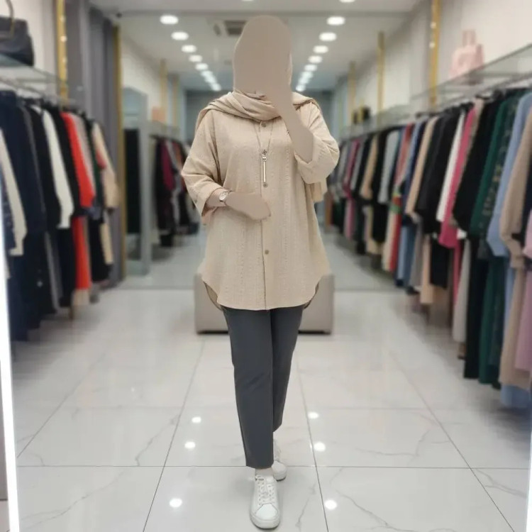 شومیز مراکشی کوک دوزی درجه یک خنک سایزبندی