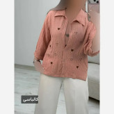 شومیز جاذبه قلبی جنس ینزی پفکی فری سایز
