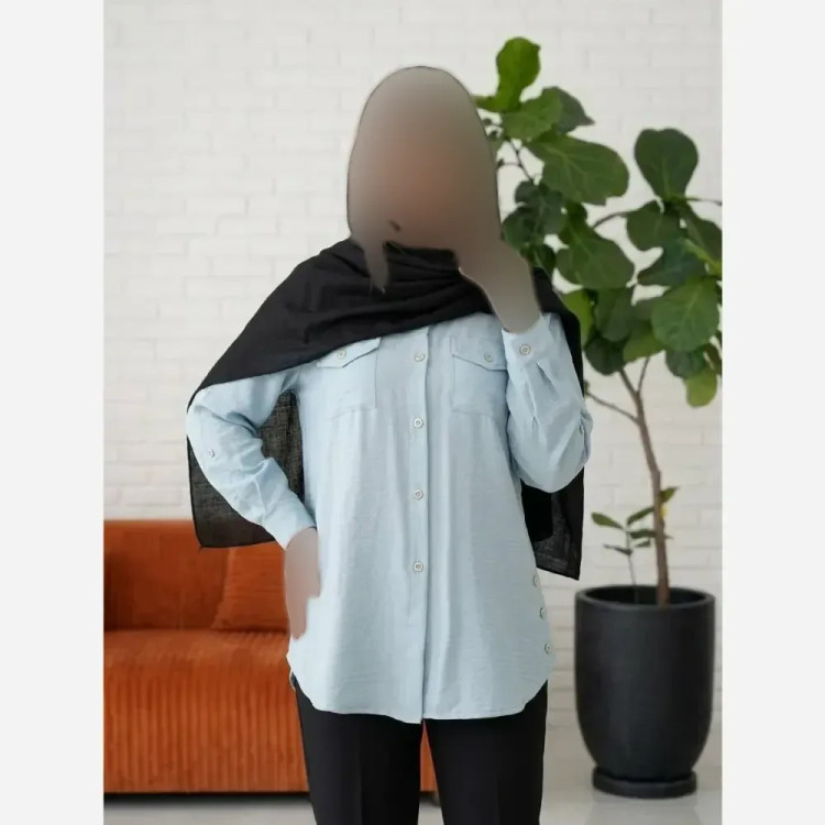 مانتو دو جیب جنس سوپر شانتون سایز 38 تا 48