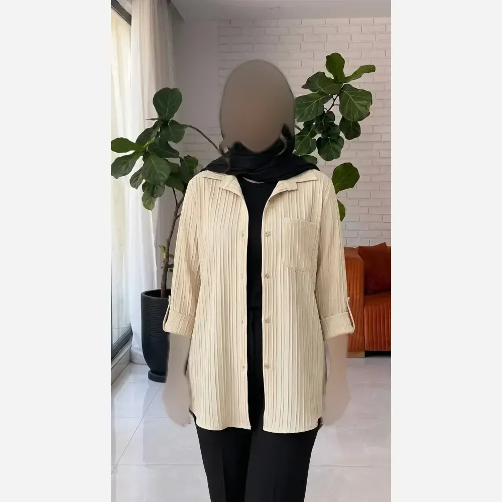 شومیز مانتو تابستانی مینو جنس آیوا درجه یک سایز 36 تا 46