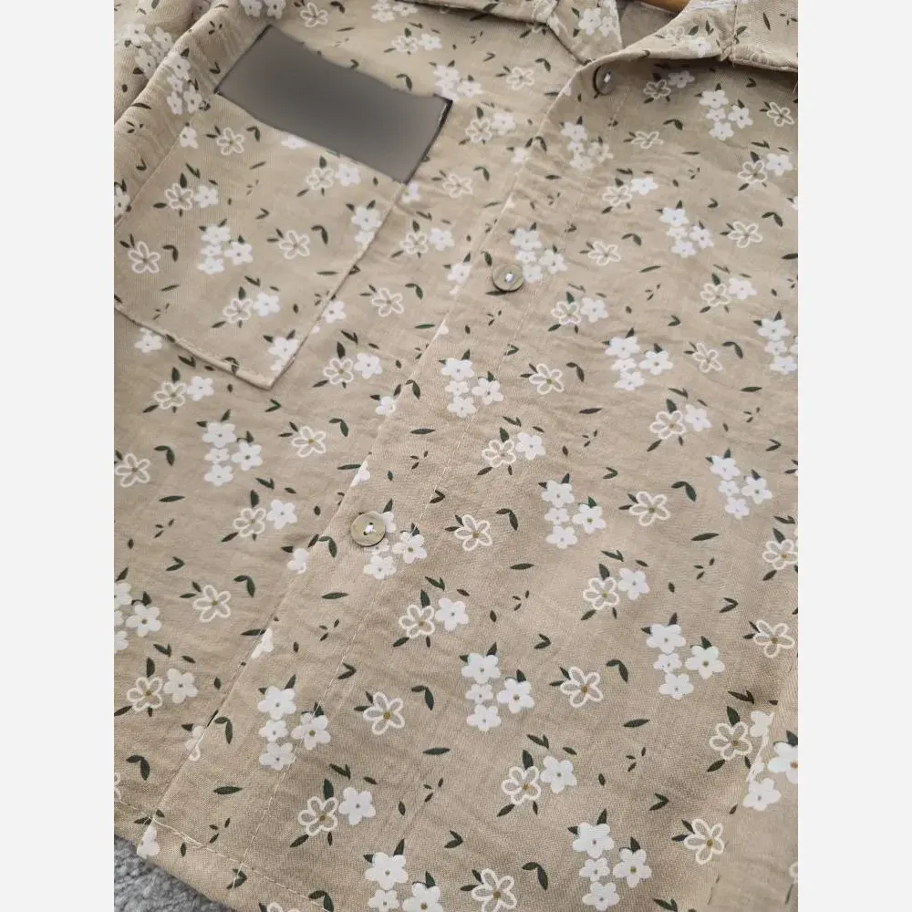 خرید کت و سارافون زنانه کژال جنس شانتون فری سایز رنگ کرم و نسکافه ای