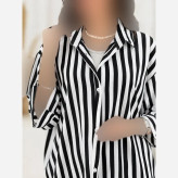 ست تاپ شلوارک زنانه ویسکوز فلامنت فول کش رنگ طلایی فری سایز