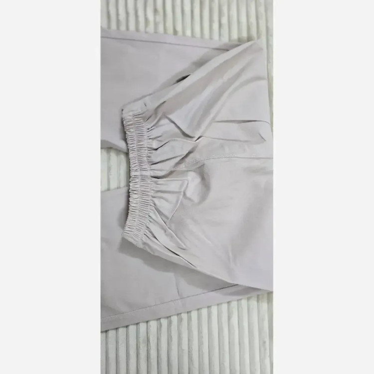 شلوار نیم بگ کتان کش زنانه و دخترانه رنگ بندی متنوع سایز L تا 3XL