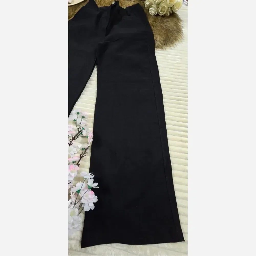 شلوار نیم بگ کتان کش زنانه و دخترانه رنگ بندی متنوع سایز L تا 3XL