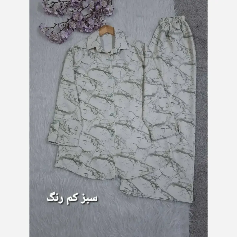 ست شومیز و شلوار زنانه جنس لاریس ابر و بادی چهار فصل