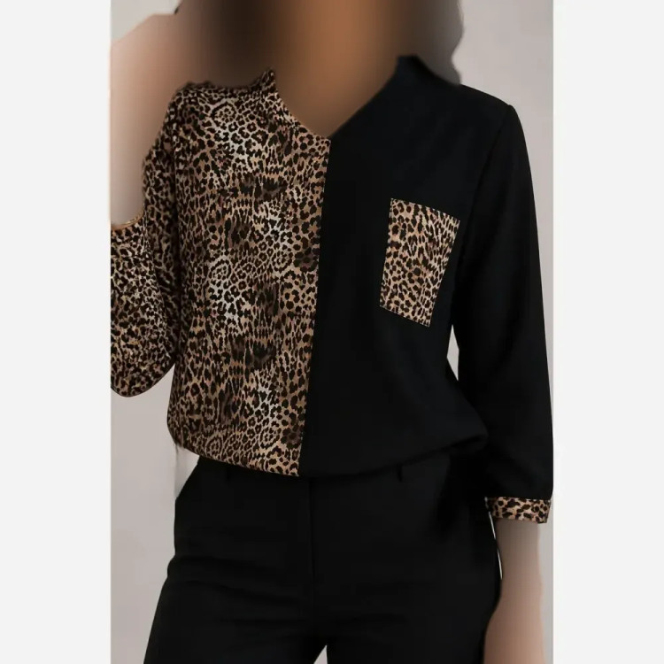 شومیز طرحدار نجلا کرپ بوگاتی سایز 38 تا 50