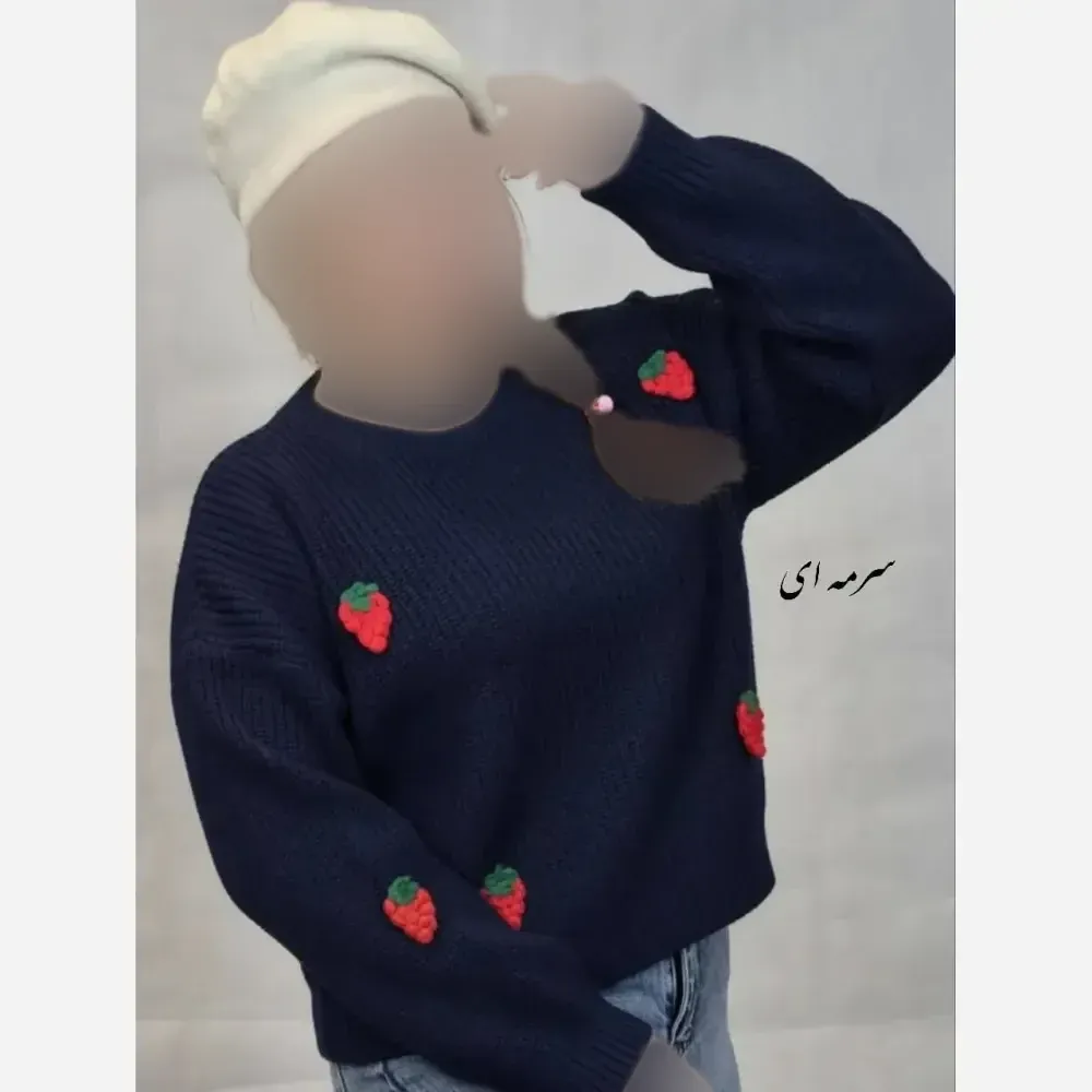 کراپ بافت توت فرنگی فری سایز تا 48