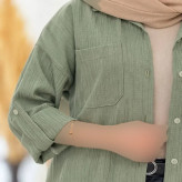 شومیز کراش پاگن دار خنک و سبک زنانه سایز یک و دو جنس کراش اعلا