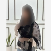 شال تور دانتل طرحدار حاشیه دانتل ابعاد 180 در 70 سانتیمتر