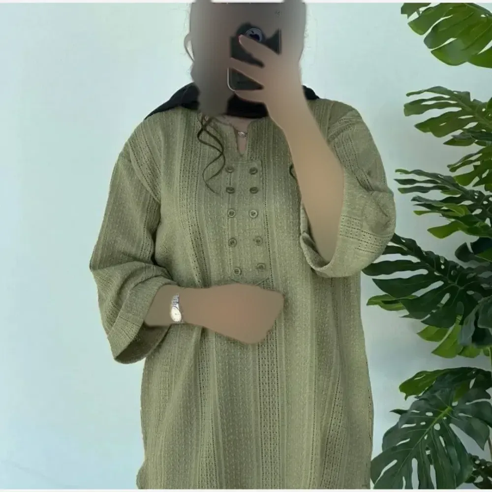 مدل یاسمین جنس آیوا درجه یک رنگ پسته ای فری سایز 38 تا 46