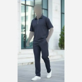 ست مردانه نیم زیپ بیسکویتی فری سایز