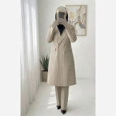 ست اداری و مجلسی زنانه مدل سارا پارچه مازراتی کجراه درجه یک