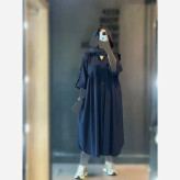 کفتان زنانه جلو دکمه آستین پاگون جنس لینن اعلا سایز 38 تا 46 فری رنگ بندی مشکی قهوه ای سرمه ای نسکافه ای
