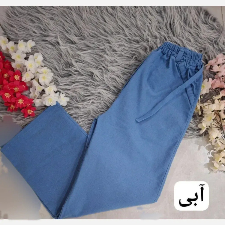 شلوار بگ جین نیل پریا رنگ مشکی سرمه ای آبی زغالی