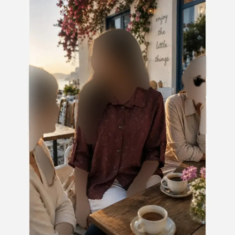 شومیز زنانه سوپر آیراش فری سایز مدل میومیو