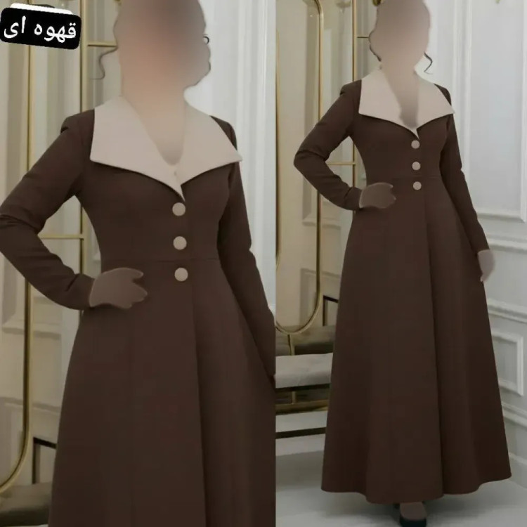 پیراهن بلند مازراتی آتنا فری سایز کمربنددار