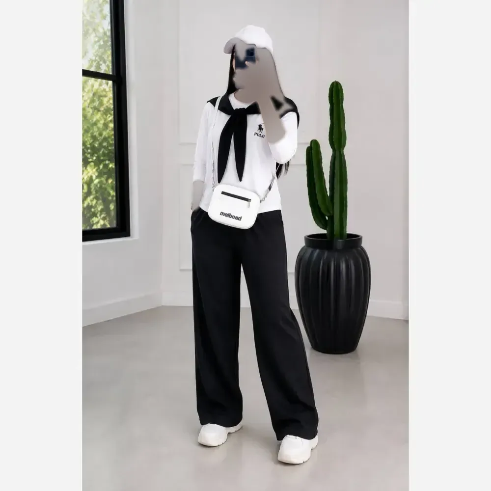 ست شالدار polo گلکسی نخ پنبه فری سایز 38 تا 48