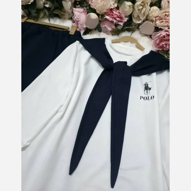ست شالدار polo گلکسی نخ پنبه فری سایز 38 تا 48