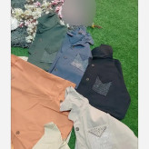 شومیز جیب نگین کتان جنس کتان اعلا وارداتی سایز 38 تا 46