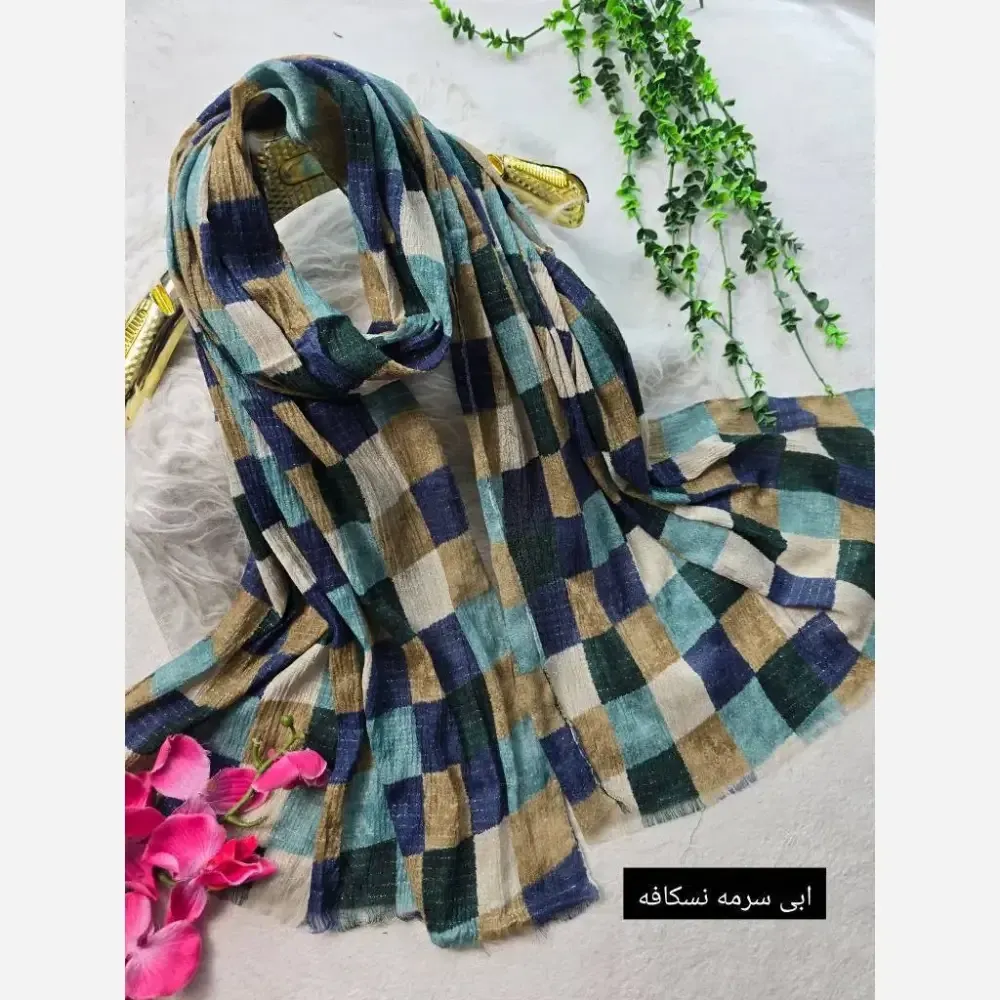 شال ماه تاج کریشه سافت برشکا ابعاد 195x58 فری سایز