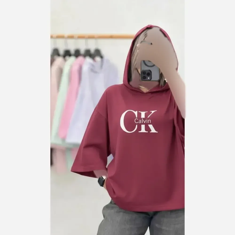 پلیور لانگ CK پنبه دبل بافت فری سایز زنانه
