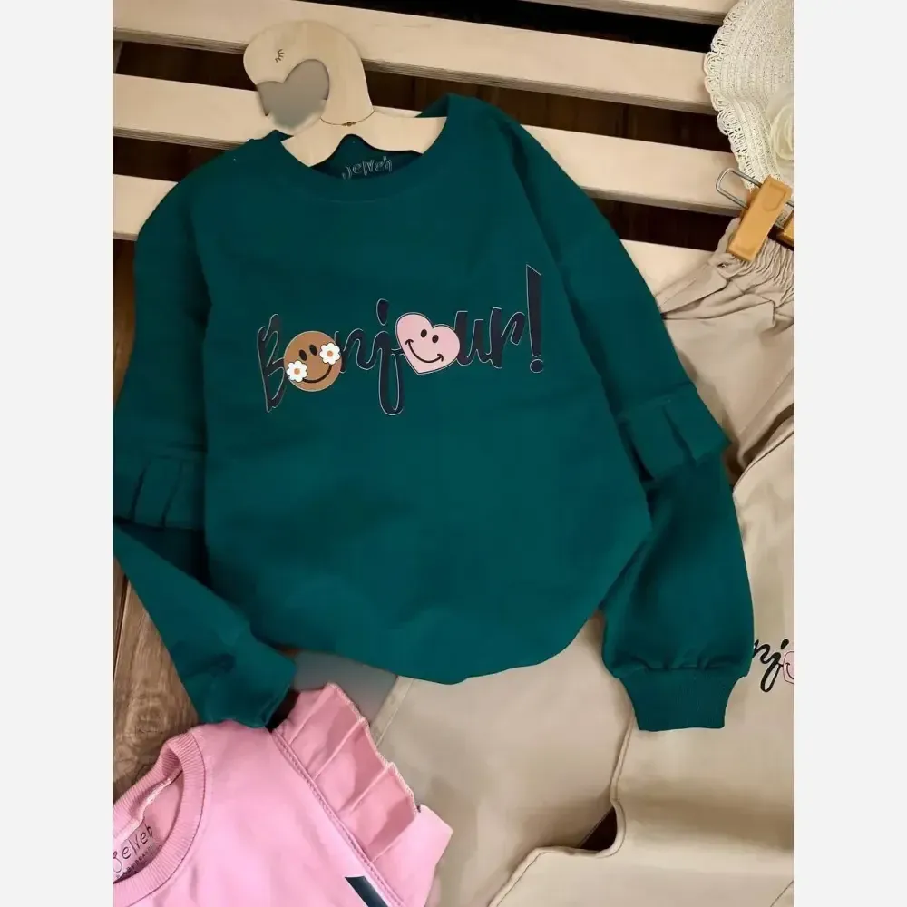ست مجلسی زنانه بونجور بلند پنبه دورس لاکرا و کتان درجه یک سایز 55 تا 65 رنگ سبز و صورتی