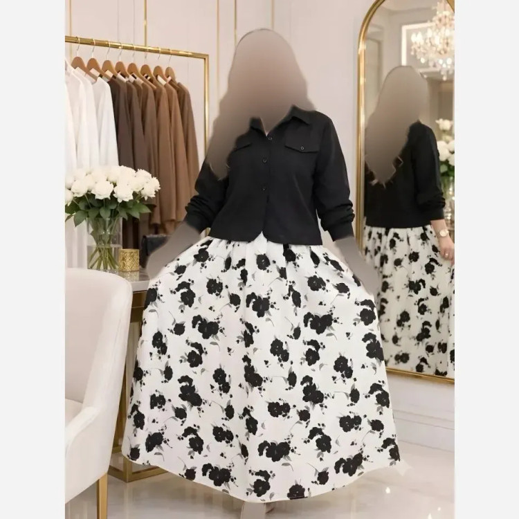 ست دیبابمب زنانه بوگاتی صوفیا گلدار فری سایز 38 تا 46
