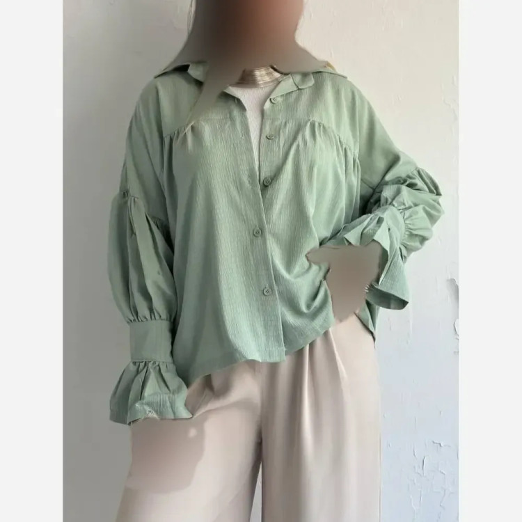 شومیز باکسی پنبه سوپر طرح ابرو بادی فری سایز 36 تا 48