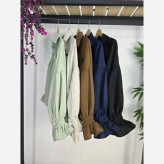 شومیز باکسی پنبه سوپر طرح ابرو بادی فری سایز 36 تا 48