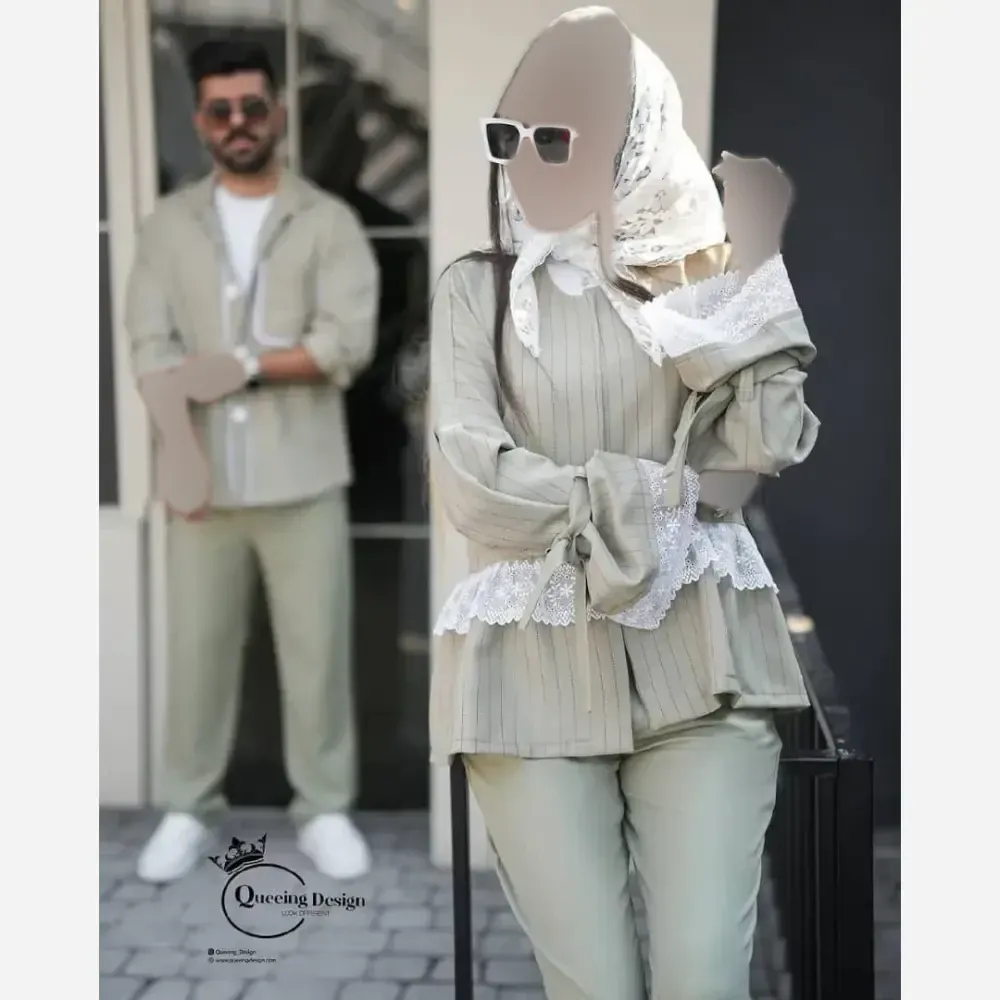 کت آدرینا سایزبزرگ جنس مازراتی اعلا رنگ بندی نسکافه ای سبربنتون سایز 38 تا 50 فری قواره دار دورسینه 142 قد 71