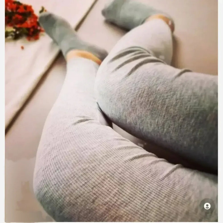 لگ کبریتی ملانژ فری سایز زنانه مناسب پاییز با کرک ظریف
