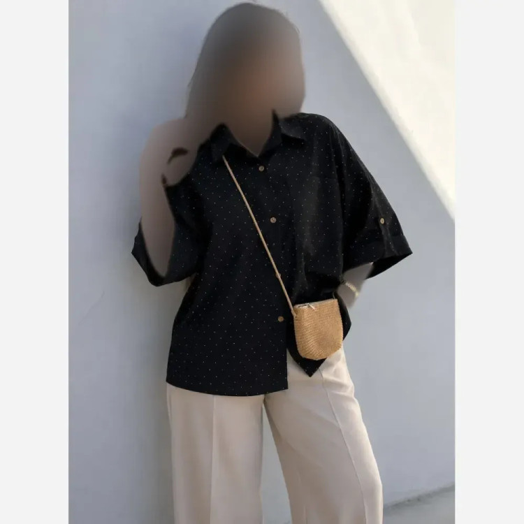 مانتو باکسی ینزی فول نگین زنانه فری سایز تا 48 رنگ مشکی قهوه ای موکا آبی سرمه ای