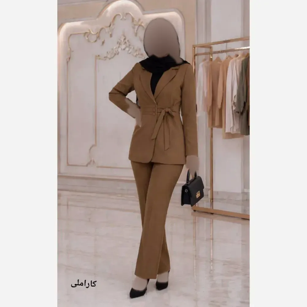 دورس پاییزه نیم زیپ توکرکی فری سایز زنانه