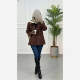 بامبر جکت زنانه مدل گلرخ جنس تی سی و آستر