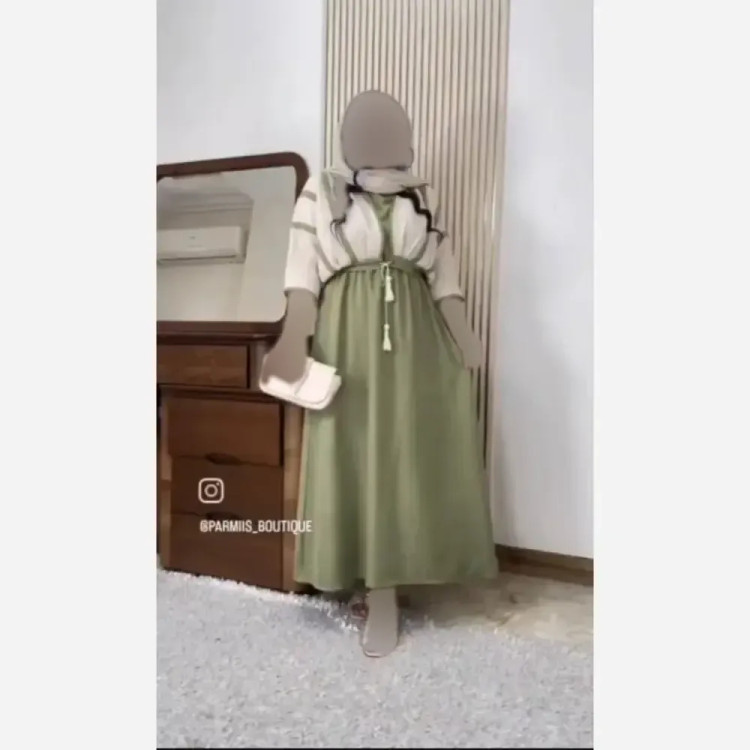 ست سارافون و کراپ زنانه مدل نرگس جنس شانتون و لنین فری سایز