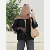 کت مزونی سروه جنس مازراتی درجه یک رنگ سورمه ای و مشکی سایز 1 و 2
