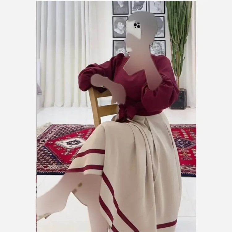 پیراهن مازراتی زنانه مدل نازگل سایز 38 تا 46
