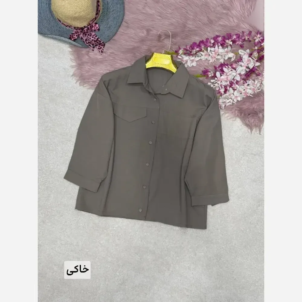 شومیز زنانه مدل نیکا جنس پری سیلک خنک و سبک رنگبندی متنوع سایز فری 38 تا 46
