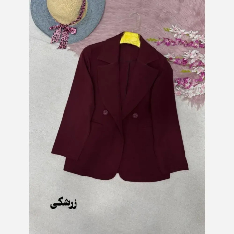 کت اسپرت زنانه نگار جنس کرپ مازراتی لایی کوبی شده