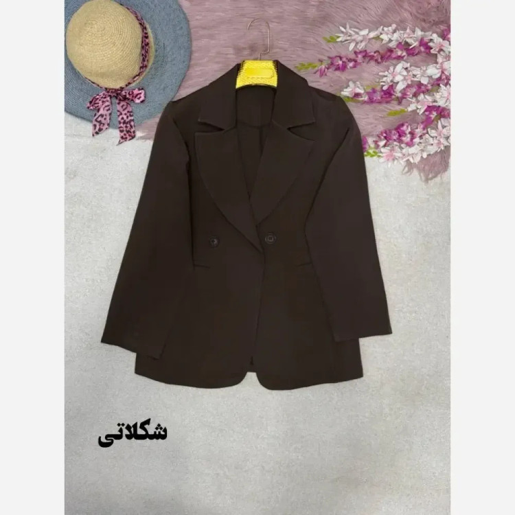 کت اسپرت زنانه نگار جنس کرپ مازراتی لایی کوبی شده