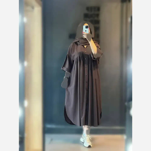 کفتان جلودکمه آستین پاگون لینن اعلا دانشجویی فری سایز 38 تا 46