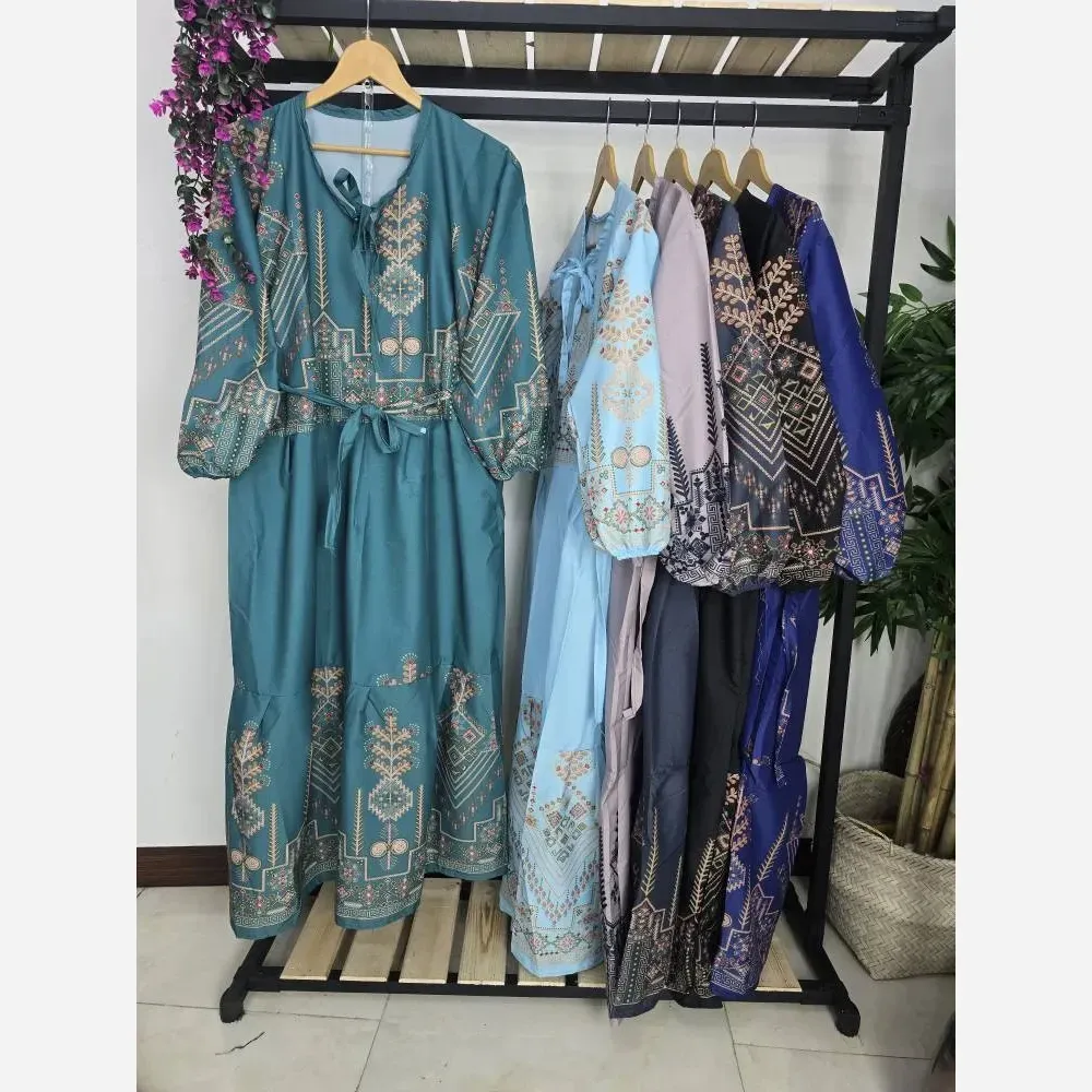لباس ساحلی زنانه مدل فرنوش جنس کرپ فلور درجه یک فری سایز