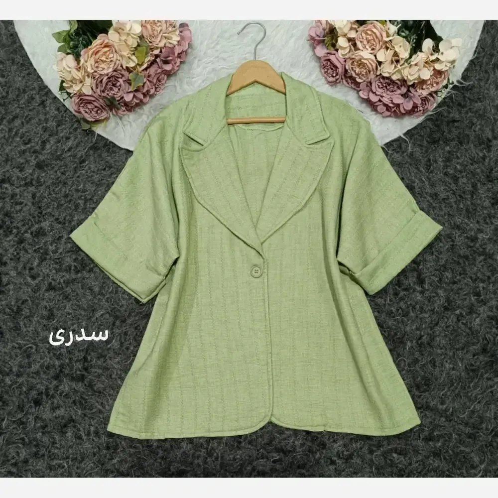 کت اسپرت زنانه کوک دوزی درجه یک رنگ سدری فری سایز